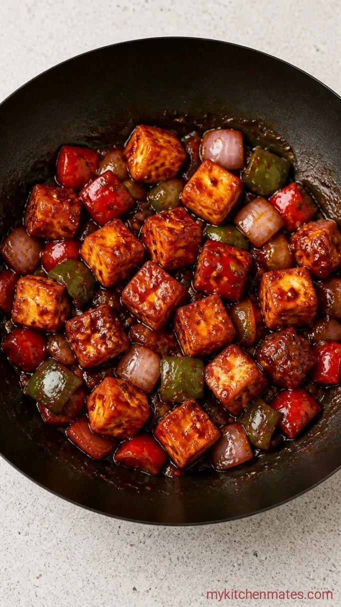 Crispy Chili Paneer (Restaurant-Style in 30 Minutes) Step 4: Combine and Toss