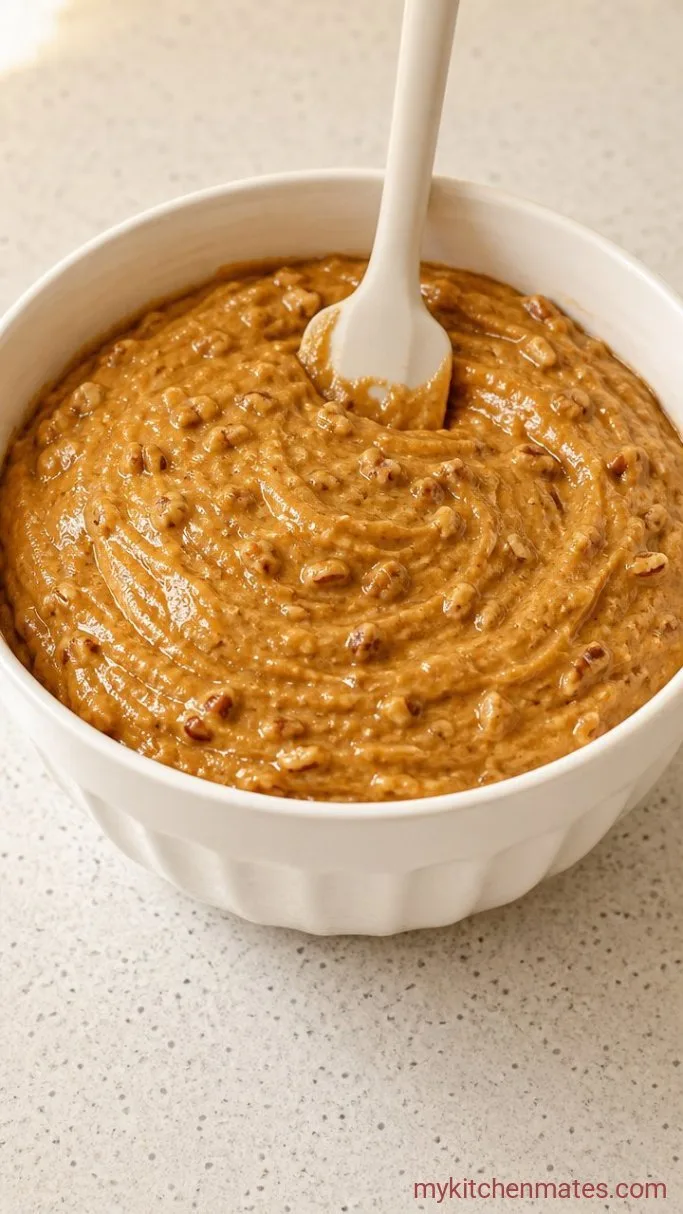 Thanksgiving Bundt Cake with Maple Cream Cheese Glaze Step 4: Combine the Batter