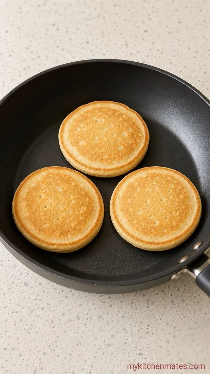 IHOP Pancake Recipe: Buttermilk Copycat Pancakes Step 4: Cook the Pancakes