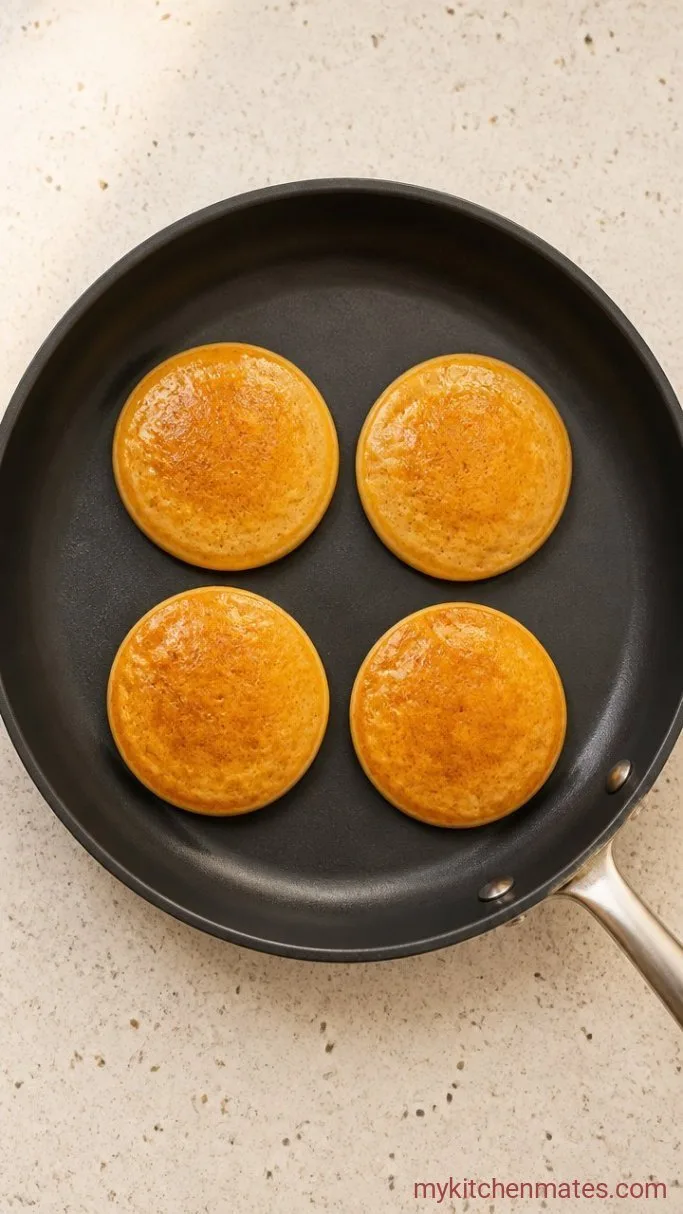 Fluffy Gluten Free Pumpkin Pancakes Step 4: Cook the Pancakes