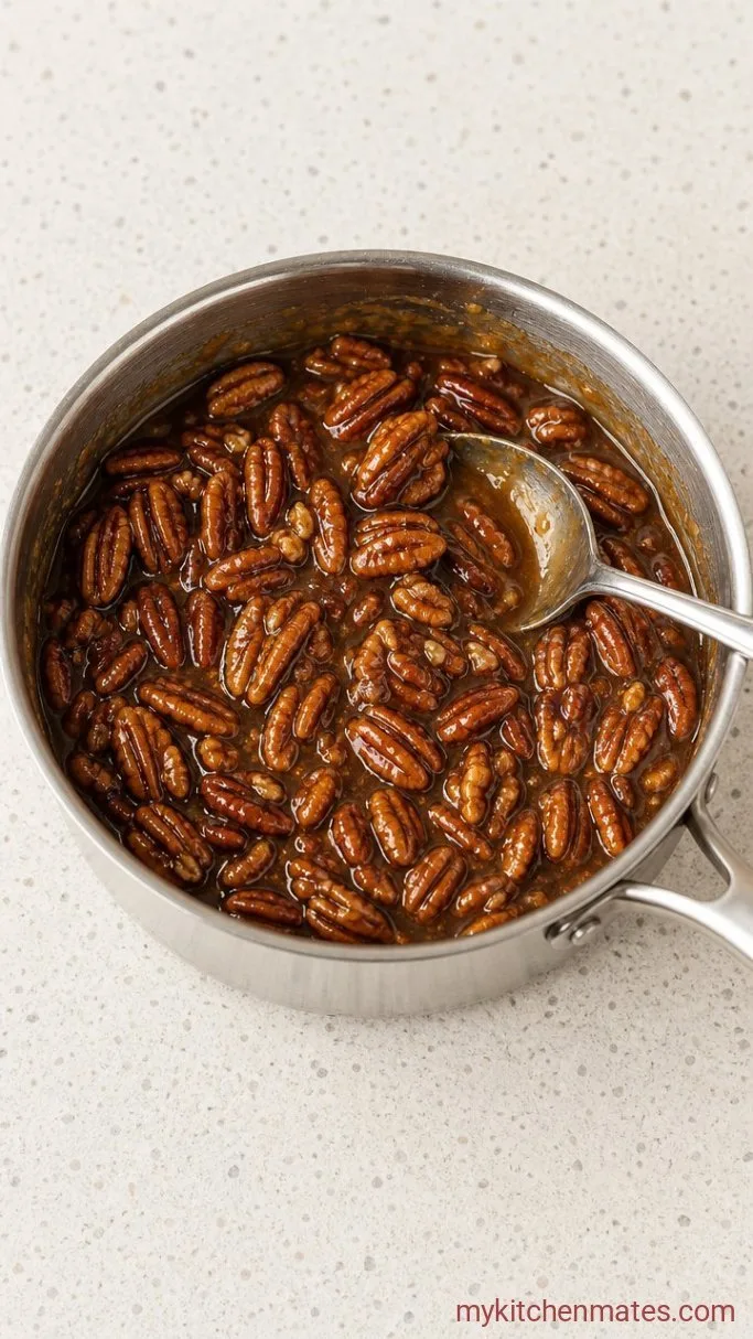 Step 4: Cook the Pecan Topping