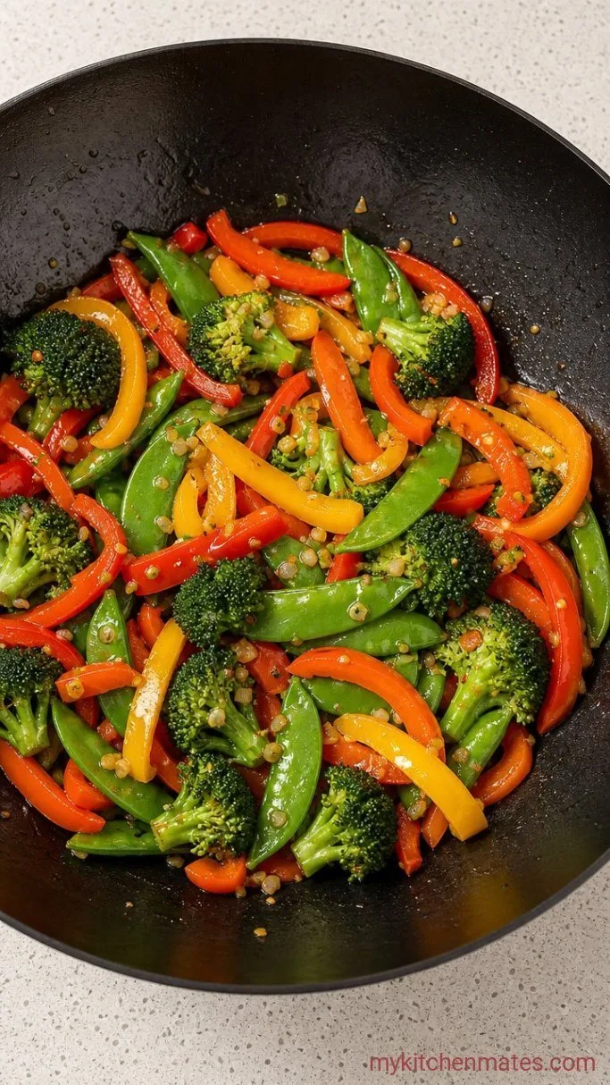20-Minute Asian Beef Stir Fry Step 4: Cook the Vegetables