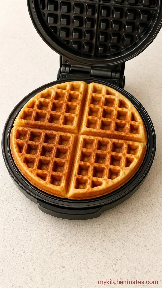 Crispy Dairy-Free Waffles That Taste Like the Real Thing Step 4: Cook the Waffles