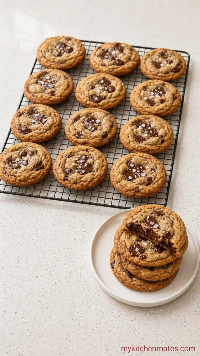 Chewy Paleo Chocolate Chip Cookies Step 4: Cool and Serve
