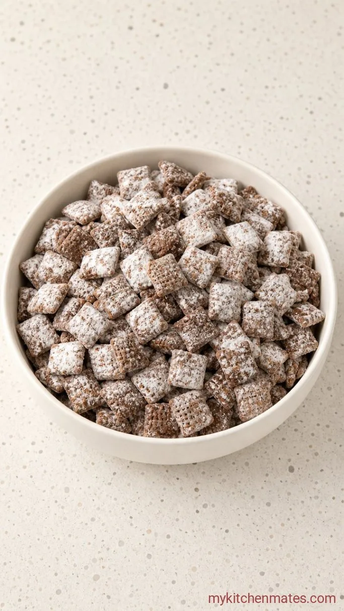 5-Ingredient Gluten-Free Puppy Chow Step 4: Cool and Serve