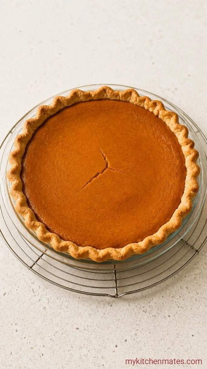Creamy Pumpkin Pie With Condensed Milk Step 4: Cool and Set the Pie
