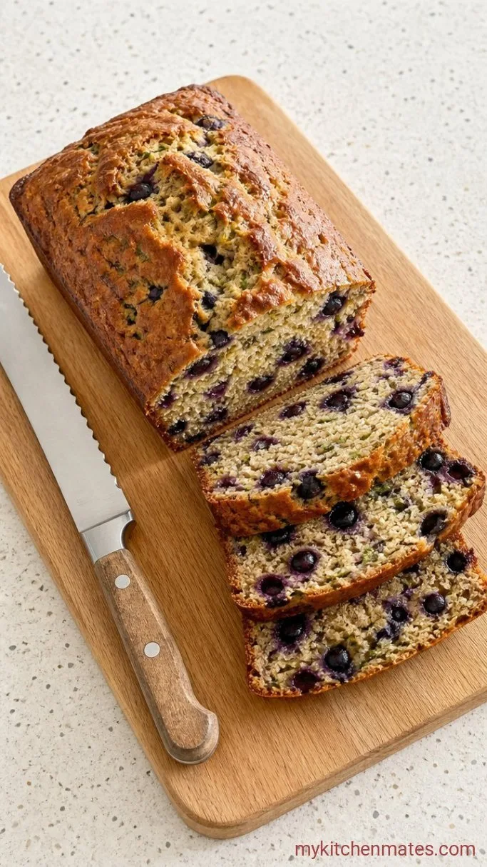 One-Bowl Blueberry Zucchini Bread Step 4: Cool and Slice the Bread