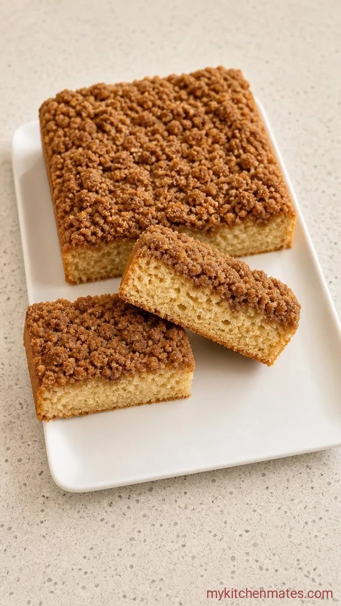 Cinnamon Coffee Crumb Cake with Buttery Streusel Step 4: Cool and Slice the Cake