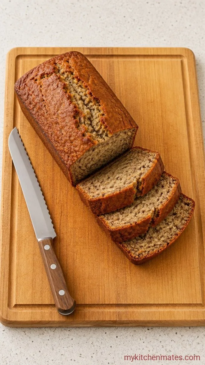 Set It and Forget It: Bread Machine Banana Bread Step 4: Cool and Slice the Loaf