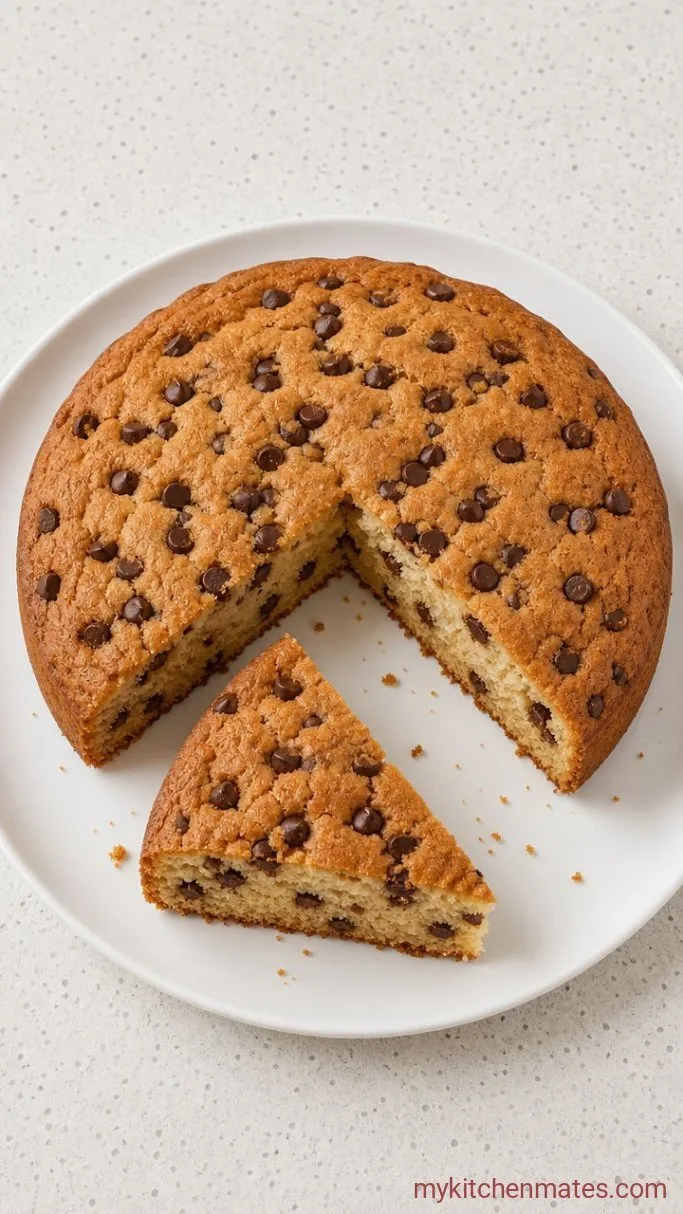 One-Bowl Chocolate Chip Cake Step 4: Cool and Slice