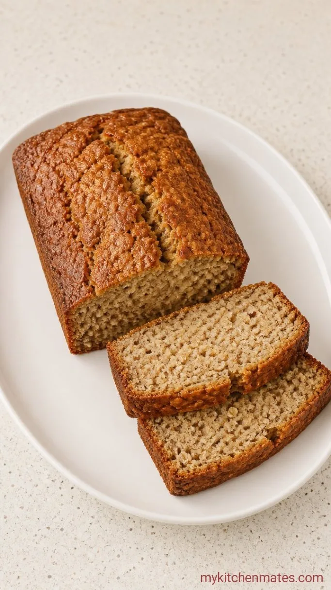 Flourless Banana Bread (Oats Only, No Flour Needed) Step 4: Cool and Slice