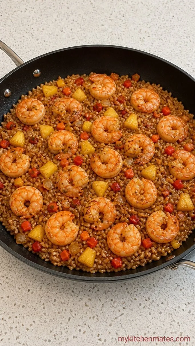 20-Minute Pineapple Fried Rice Step 4: Crisp the Rice