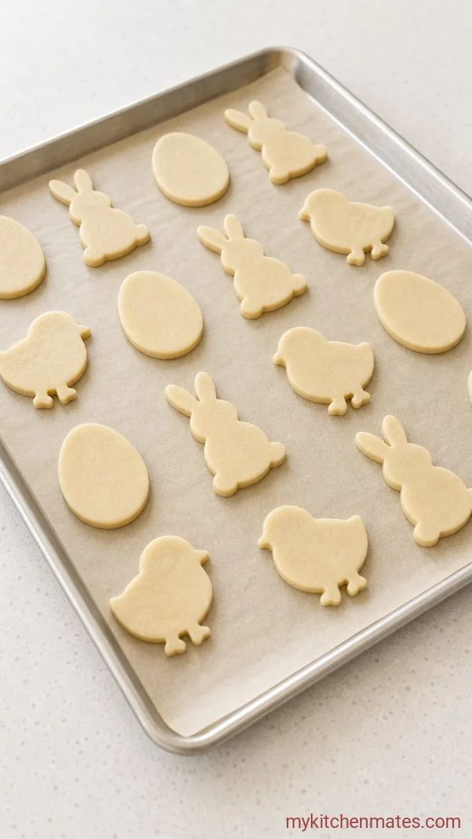 Soft Easter Sugar Cookies (That Hold Their Shape) Step 4: Cut Out the Cookies