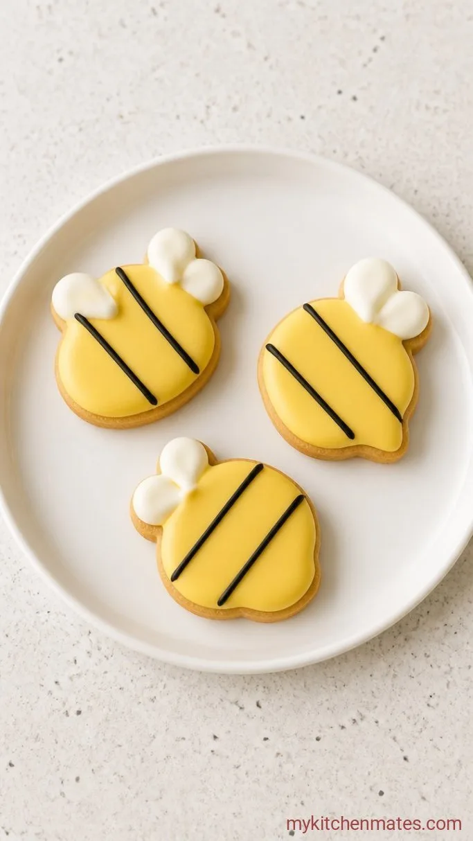 Bee Sugar Cookies That Are Adorable and Actually Doable Step 4: Decorate with Stripes and Wings