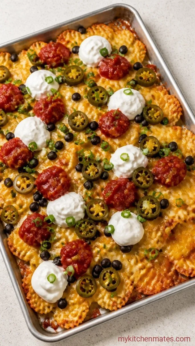Sheet Pan Potato Chip Nachos (Ready in 10 Minutes) Step 4: Dig In