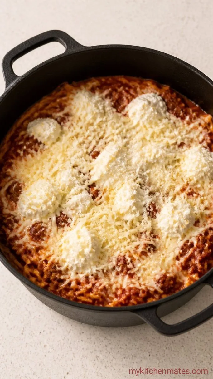 Step 4: Dollop the Cheeses