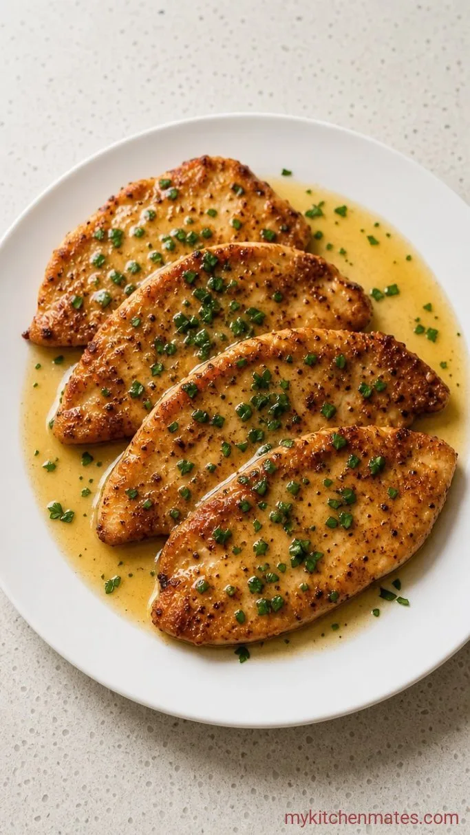 Quick Lemon Butter Thinly Sliced Chicken Breasts Step 4: Drizzle and Serve