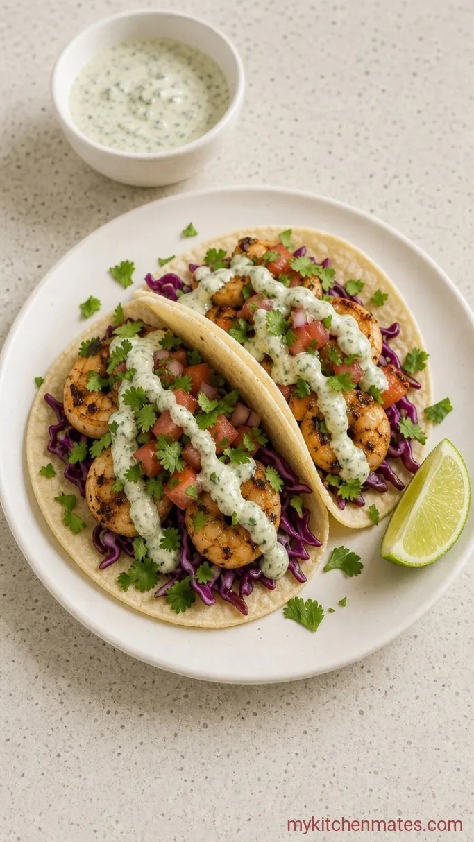 Step 4: Drizzle Over Tacos and Serve