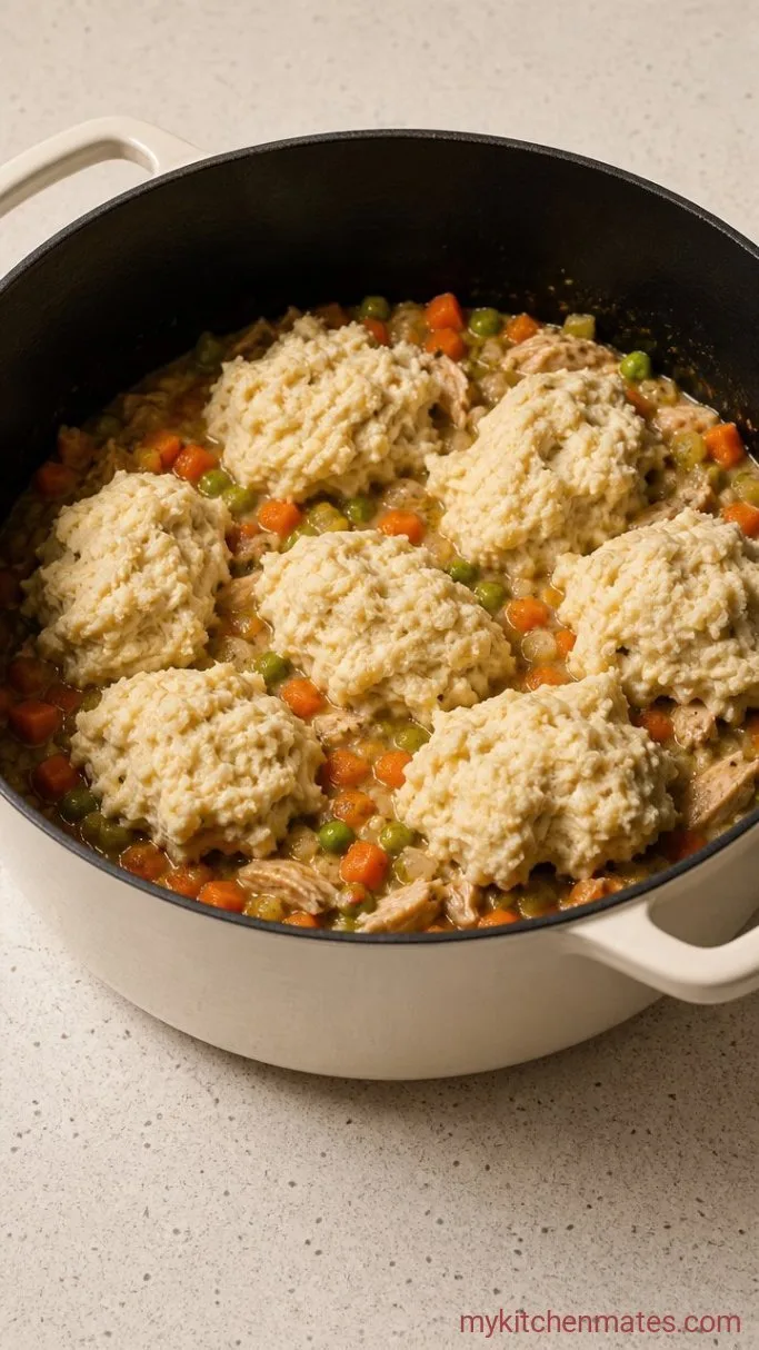 Step 4: Drop the Dumpling Topping