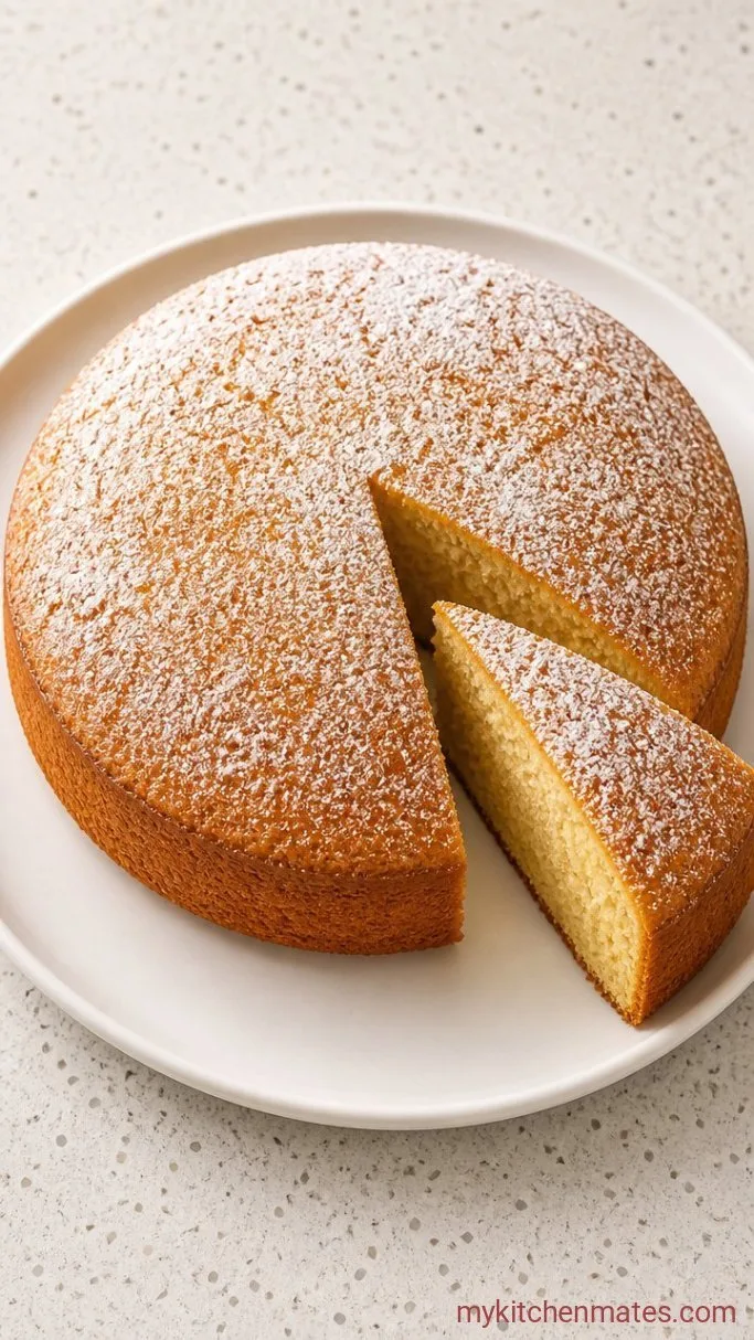Step 4: Dust and Slice the Cake
