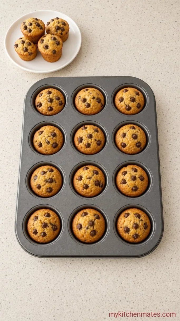 Mini Pancake Muffins (No Flipping, No Mess) Step 4: Fill and Bake the Mini Muffins