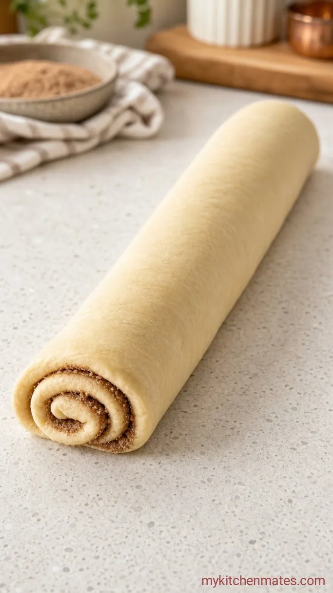 Step 4: Fill and Roll the Log