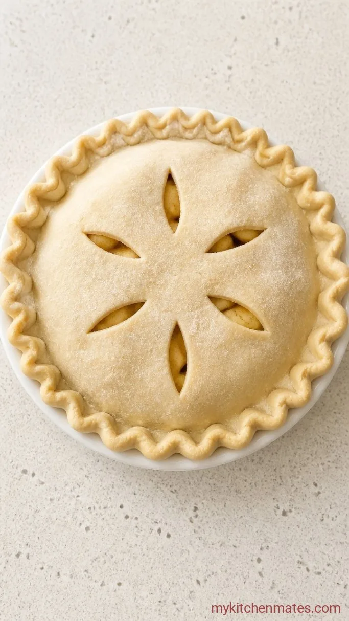 Apple Pear Pie with a Flaky Butter Crust Step 4: Fill the Pie and Add the Top Crust