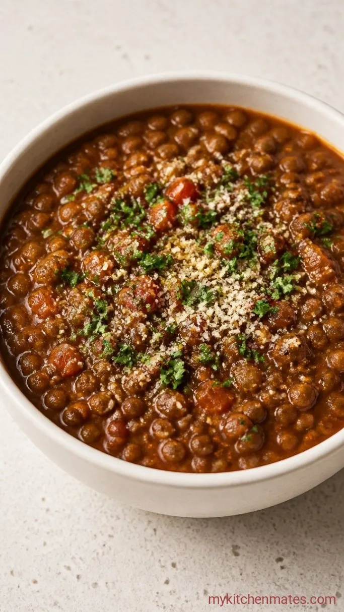 One-Pot Italian Lentil Soup (Ready in 45 Minutes) Step 4: Finish and Serve