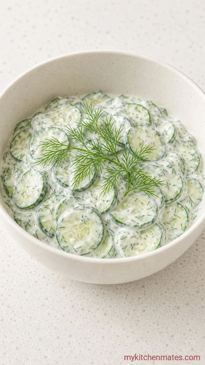 10-Minute Persian Cucumber Salad Step 4: Finish and Serve