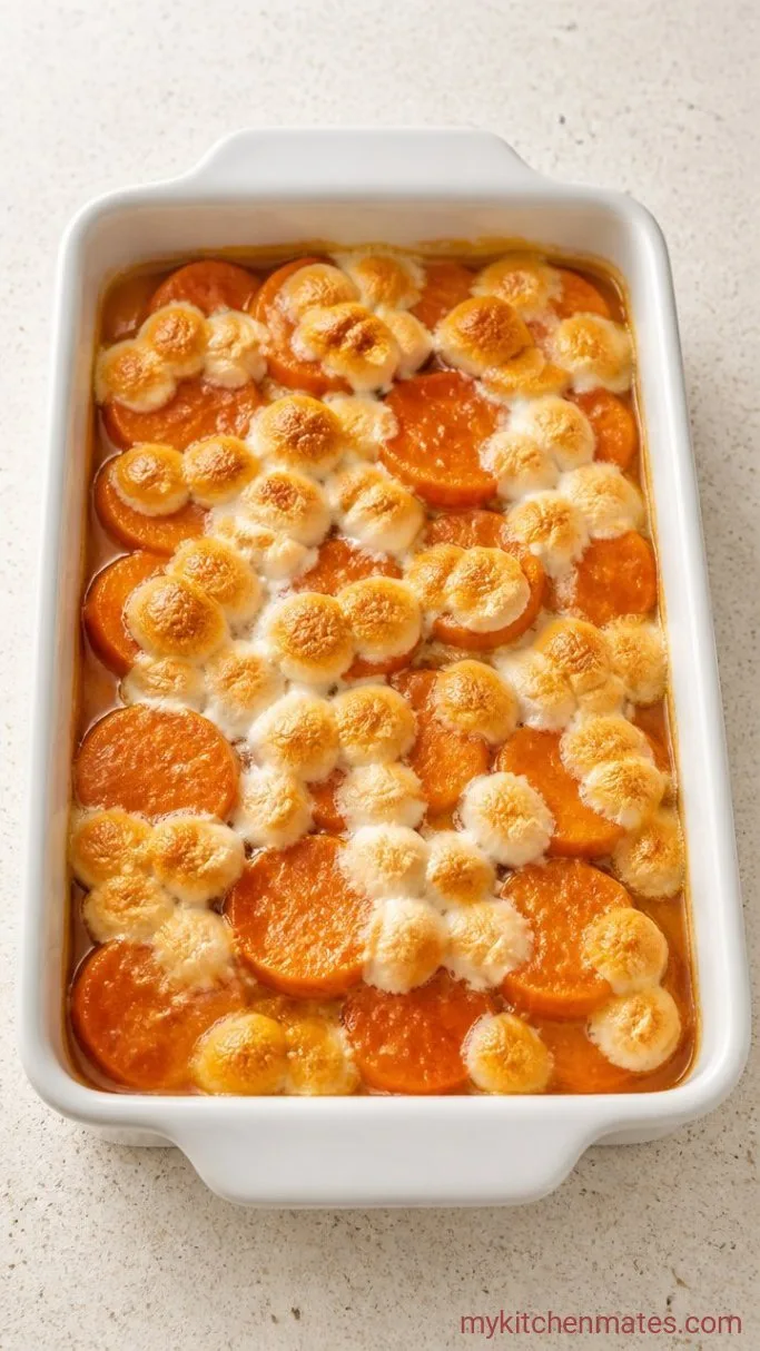 Sticky Brown Sugar Candied Sweet Potatoes Step 4: Finish and Serve