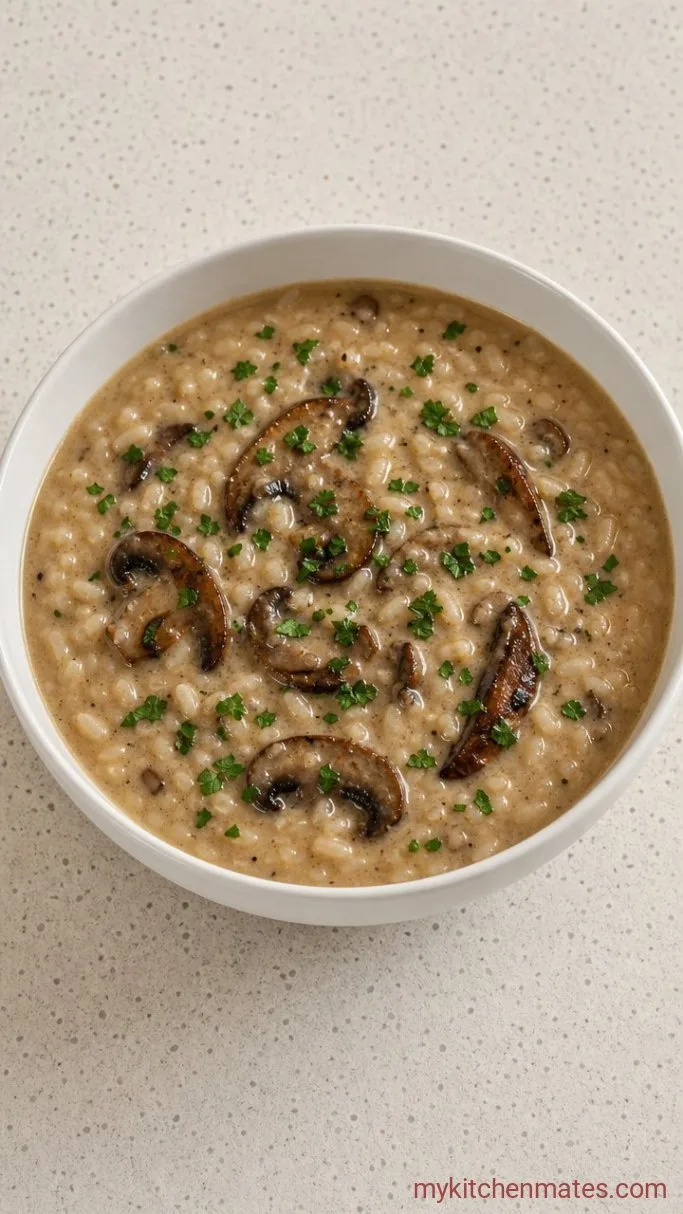Creamy Mushroom Rice Soup (One-Pot, 30 Minutes) Step 4: Finish with Cream and Serve