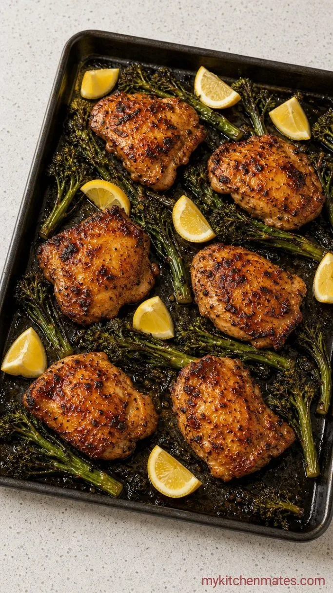 30-Minute Baked Chicken and Broccoli Step 4: Finish with Lemon