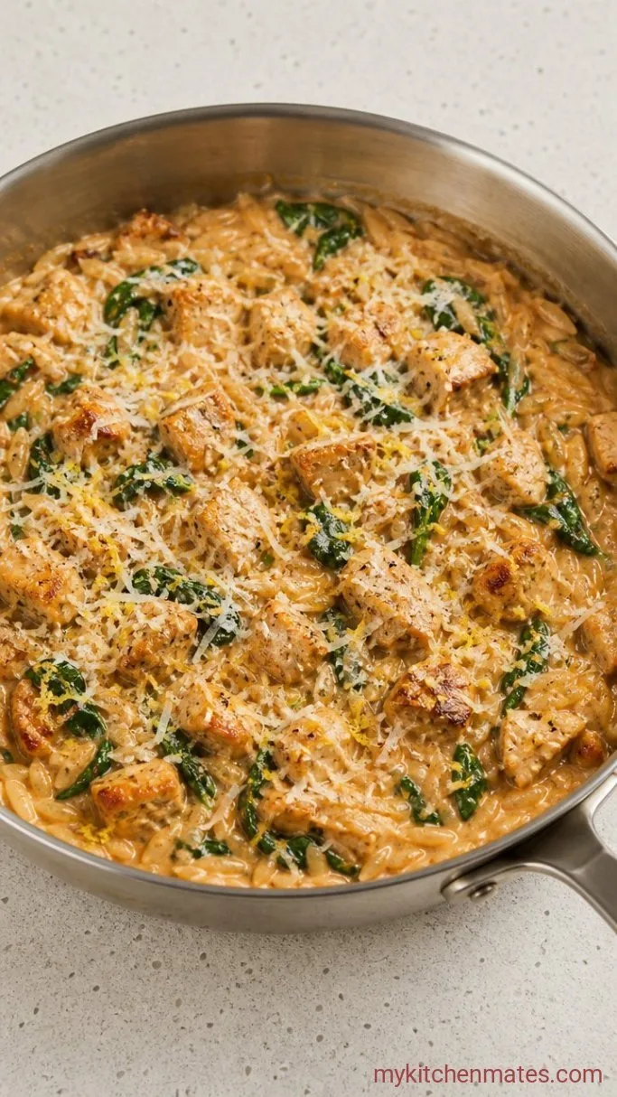 Step 4: Finish with Spinach and Parmesan