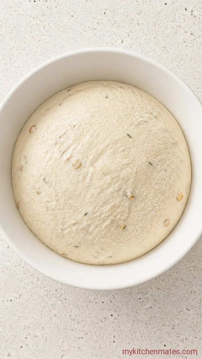 Step 4: Fold and Bulk Ferment Overnight