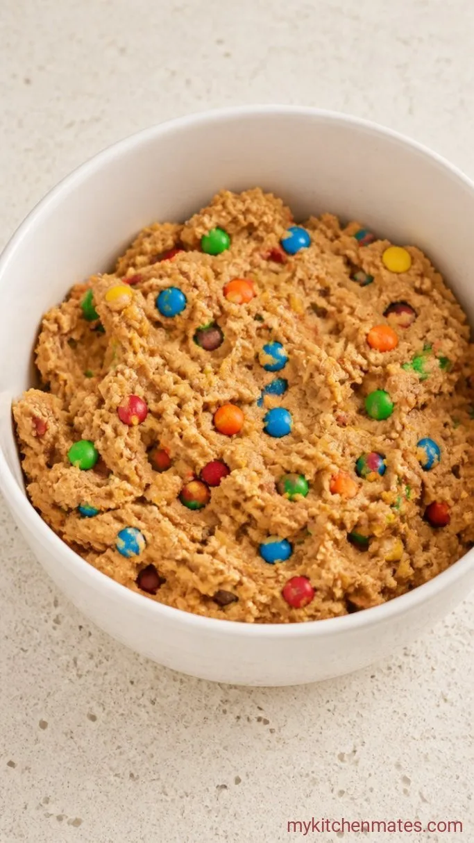Step 4: Fold in M&Ms and Chill the Dough