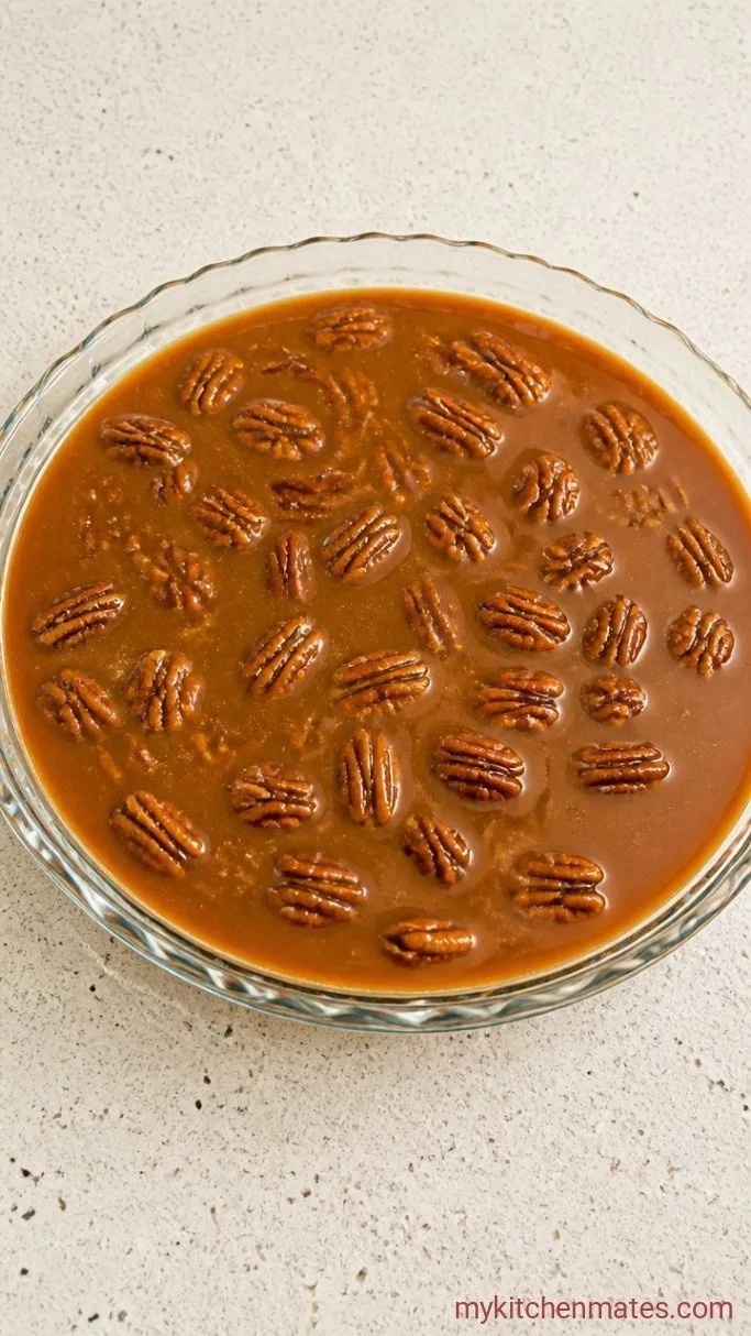 Pecan Pie Filling from the Stovetop (No Oven Needed) Step 4: Fold in Pecans and Pour