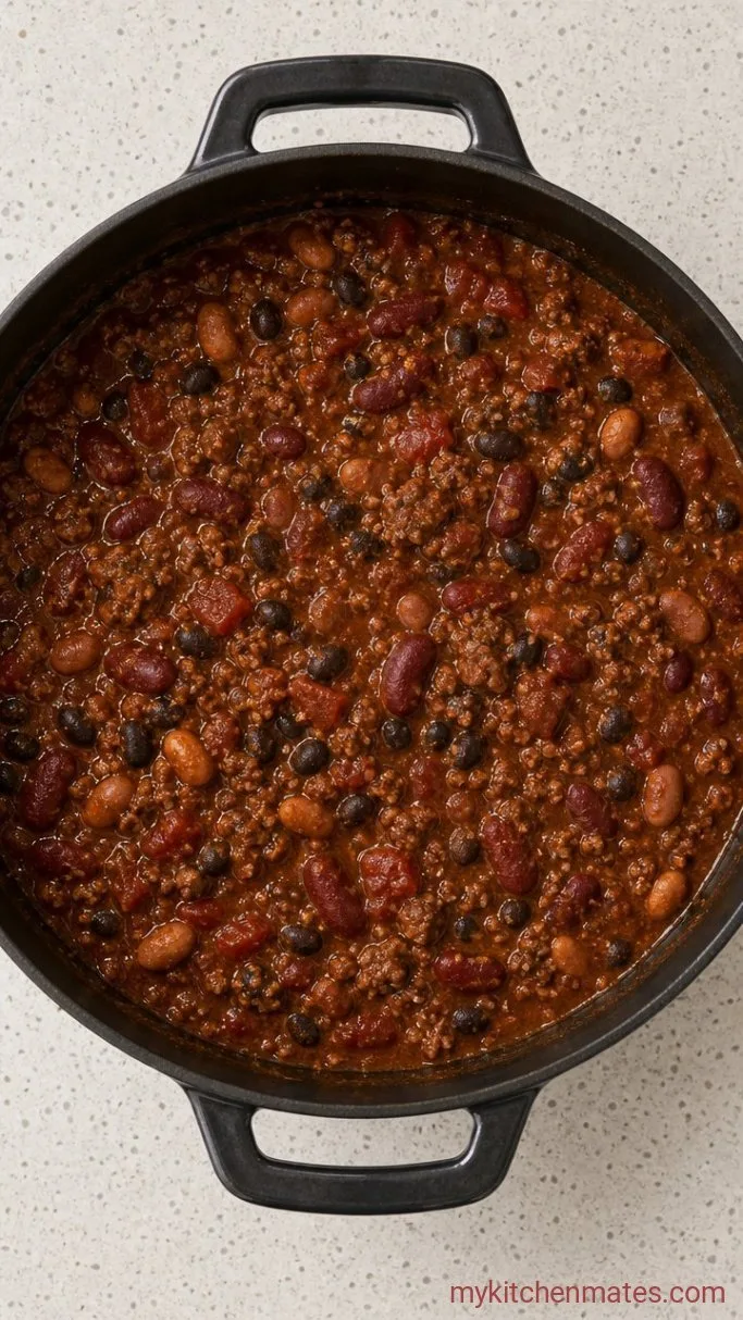 High-Protein Beef and Bean Chili (Ready in 45 Minutes) Step 4: Fold in the Beans