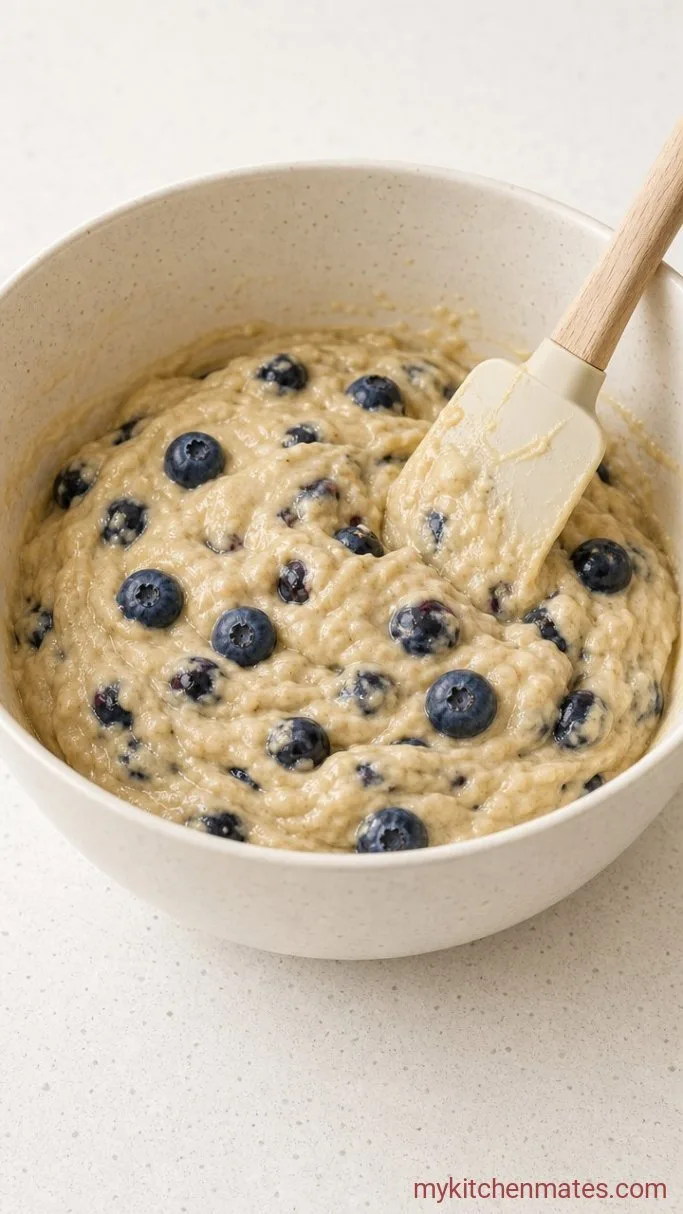 Step 4: Fold in the Blueberries