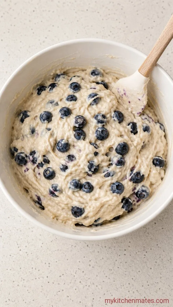 Step 4: Fold in the Blueberries