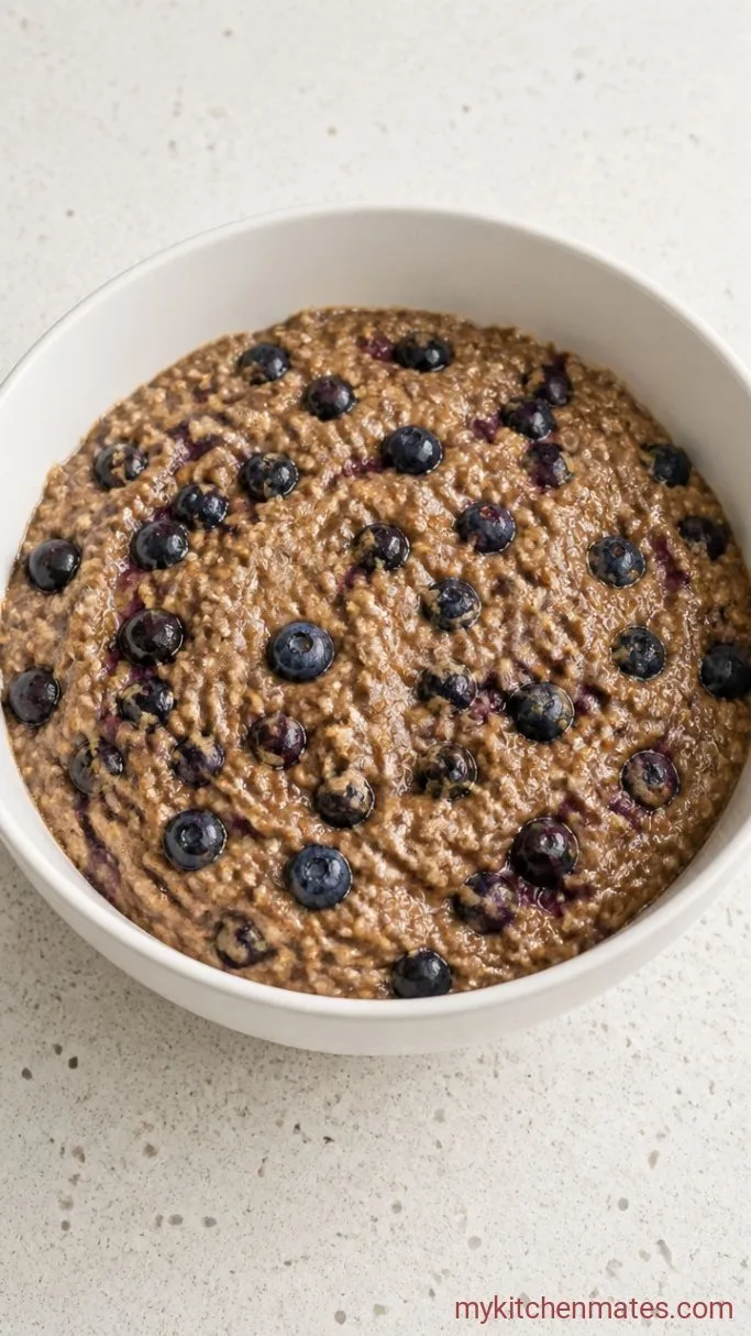 Moist Whole-Grain Blueberry Bran Muffins Step 4: Fold in the Blueberries