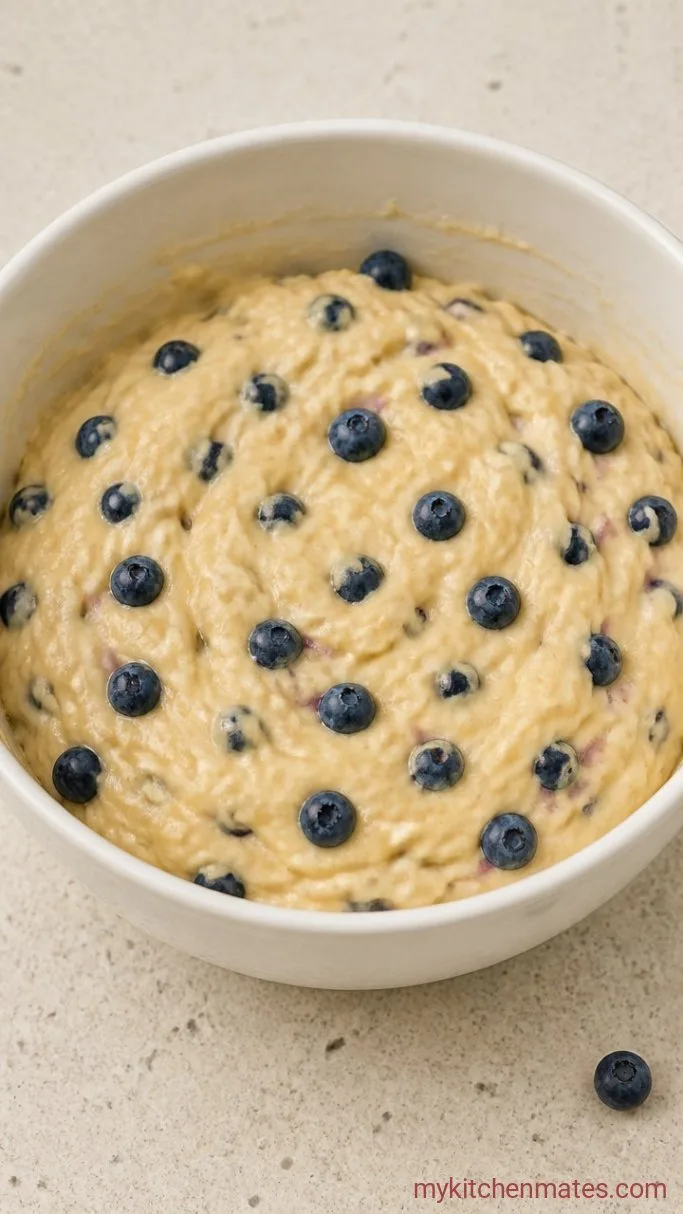 Step 4: Fold in the Blueberries