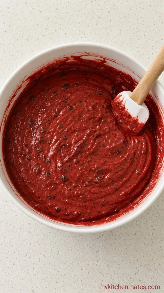 Step 4: Fold in the Coloring, Vinegar, and Oreos