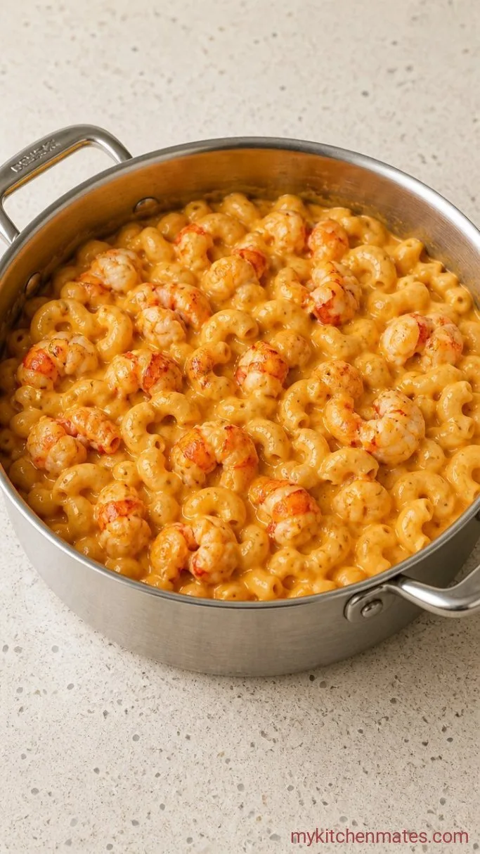 Southern-Style Crawfish Mac and Cheese Step 4: Fold in the Crawfish and Pasta