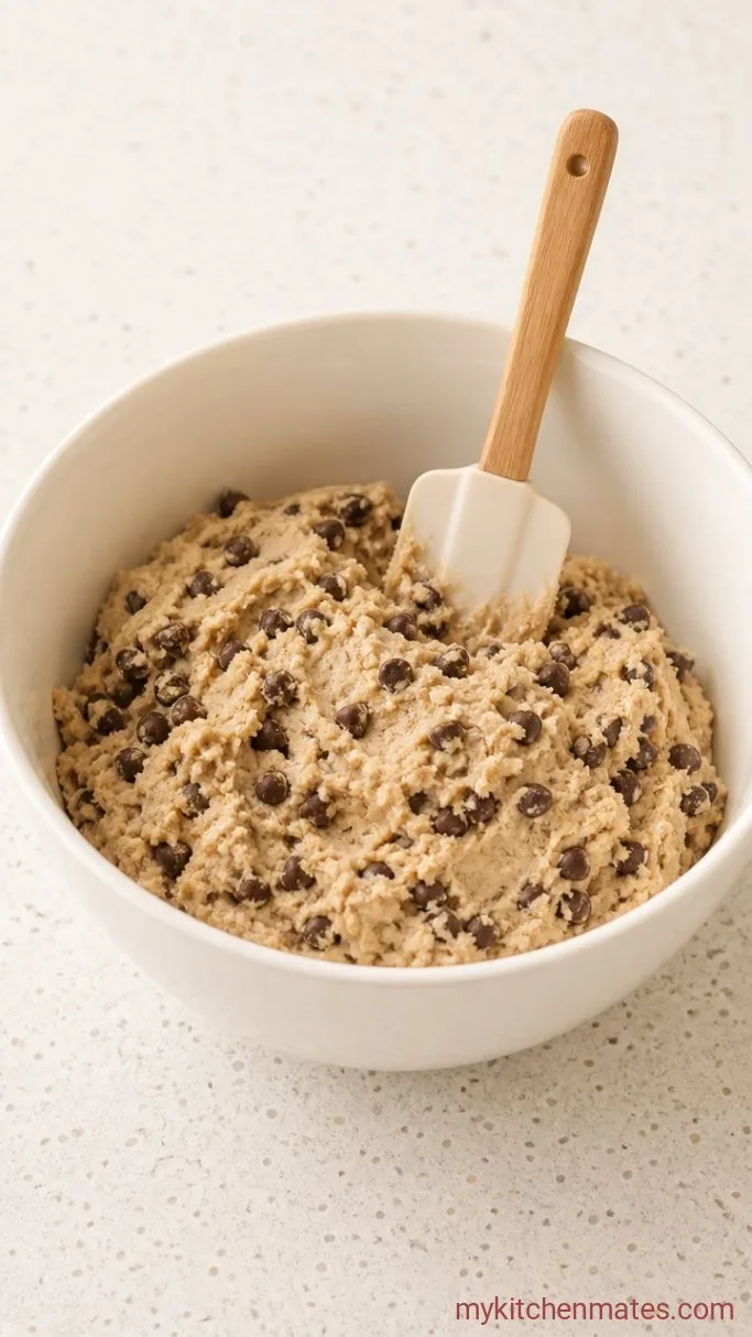 Crispy and Chewy Espresso Chocolate Chip Cookies Step 4: Fold in the Flour and Chocolate