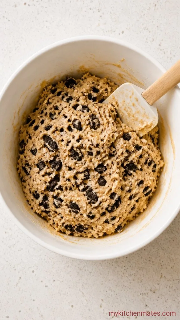Step 4: Fold in the Flour and Oreos