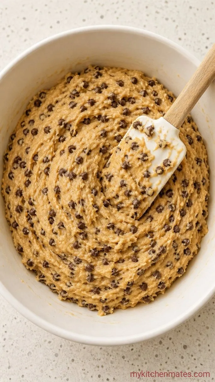 Step 4: Fold in the Mini Chocolate Chips
