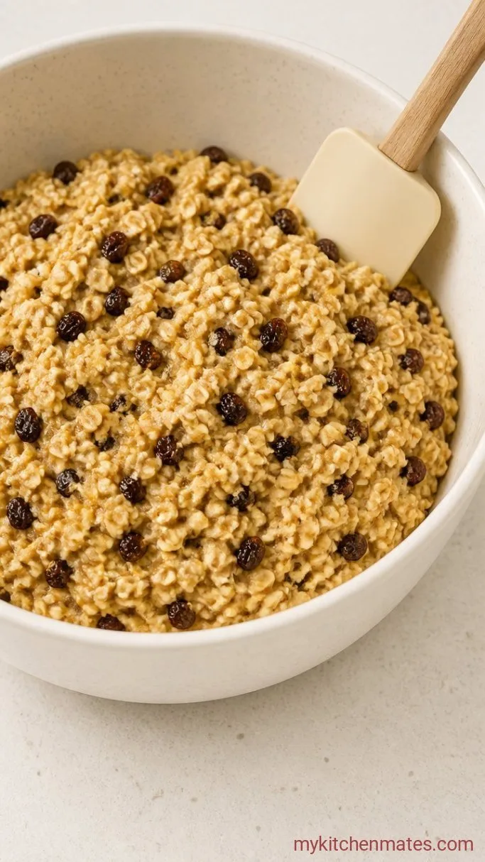 Step 4: Fold in the Oats and Raisins