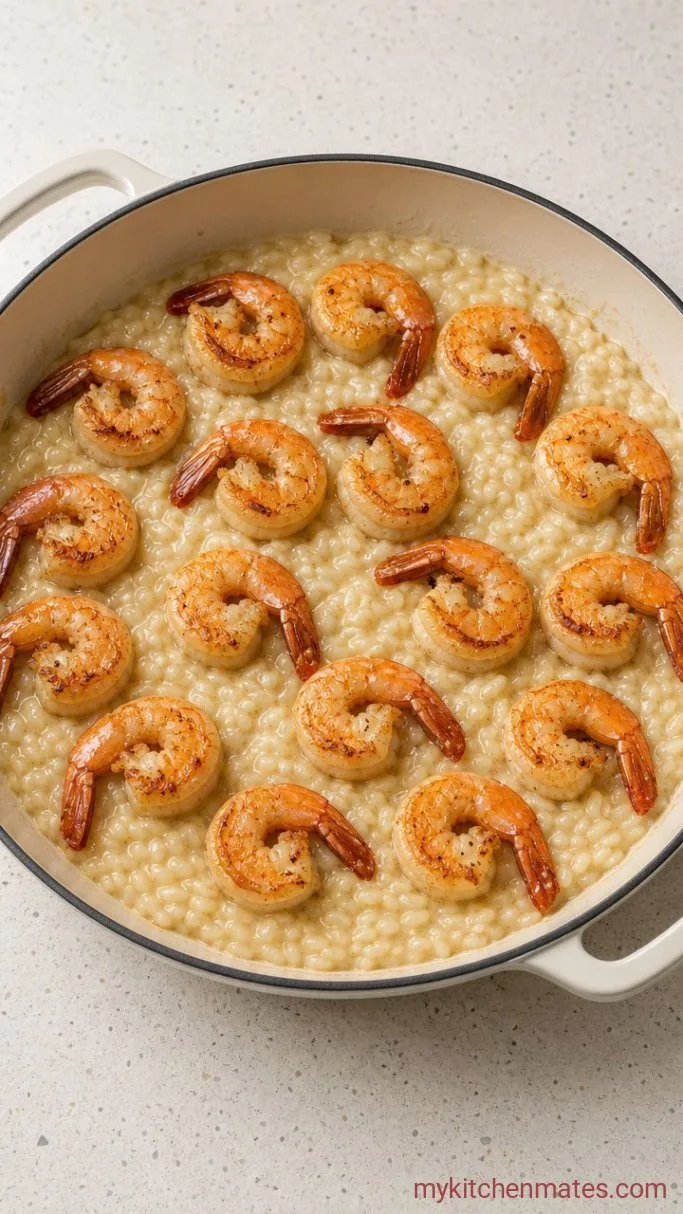 Step 4: Fold in the Shrimp and Cheese