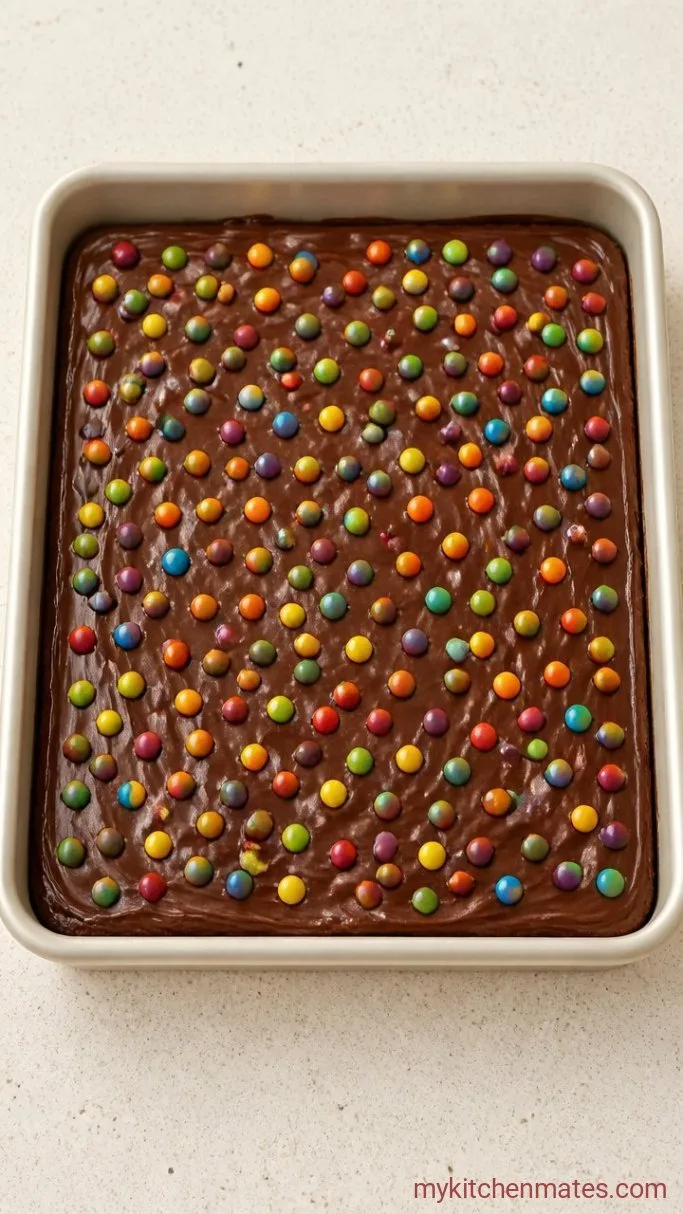 Step 4: Frost and Top with Candy Chips
