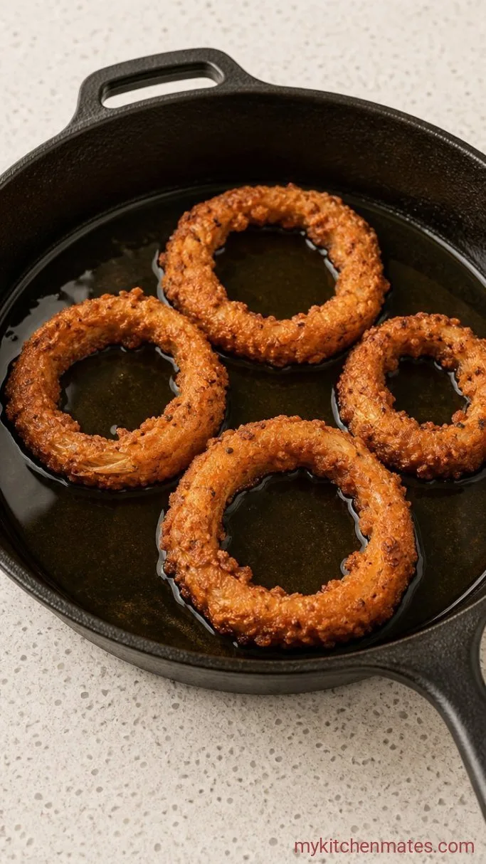 Crispy Gluten Free Onion Rings (Fried or Baked) Step 4: Fry or Bake the Rings